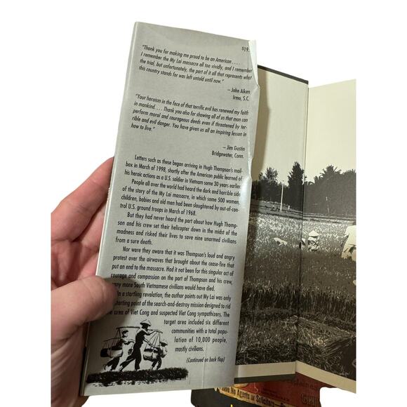 Signed Rare Forgotten Hero of My Lai : The Hugh Thompson Story by Trent Angers - Picture 5 of 7